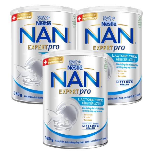 Combo 3 sữa bột NAN Expert Pro Lactose Free